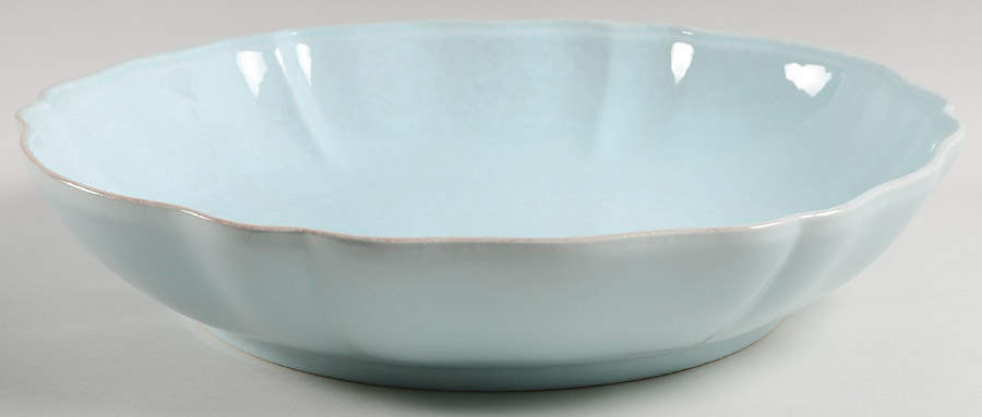 Impressions Robin's Egg (Blue) 13" Pasta Serving Bowl by Casafina-1