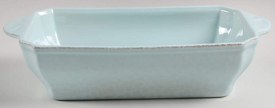 Impressions Robin's Egg (Blue) 1.5 Quart Rectangular Casserole No Lid by Casafina-1