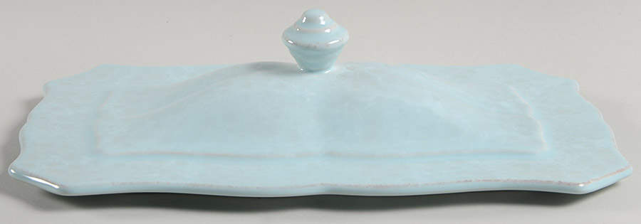 Impressions Robin's Egg (Blue) Lid for 1.5 Quart Rectangular Casserole by Casafina-1