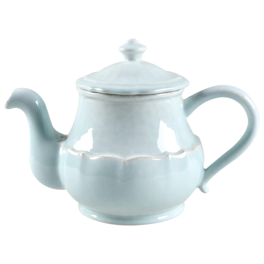 Impressions Robin's Egg (Blue) Teapot & Lid by Casafina-1