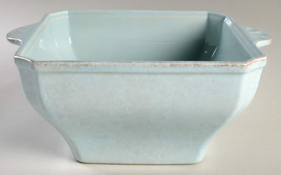 Impressions Robin's Egg (Blue) 3 Quart Square Casserole No Ceramic Lid by Casafina-1