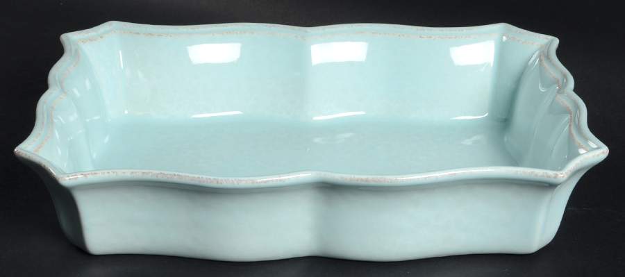Impressions Robin's Egg (Blue) 13"  Rectangular Baker by Casafina-1
