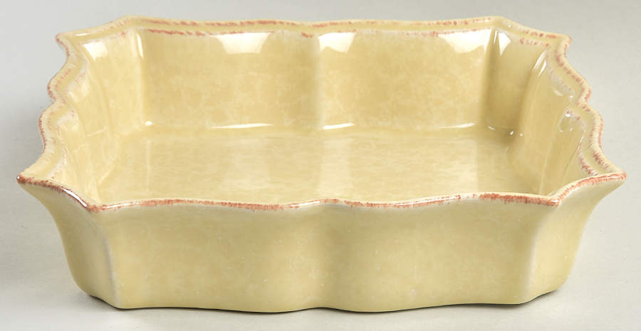 Impressions Buttercream (Yellow) 9" Square Baker by Casafina-1