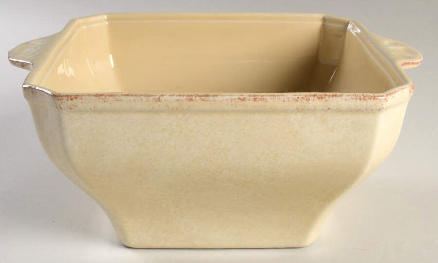 Impressions Buttercream (Yellow) 3 Quart Square Casserole No Ceramic Lid by Casafina-1