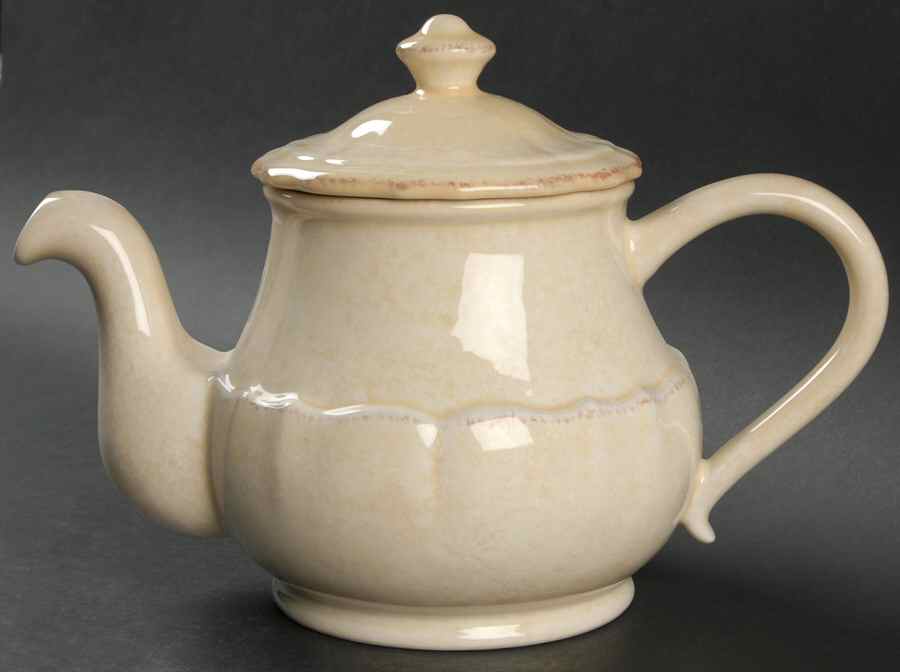 Impressions Buttercream (Yellow) Teapot & Lid by Casafina-1