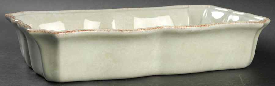 Impressions Celadon (Green) 11" Rectangular Baker by Casafina-1