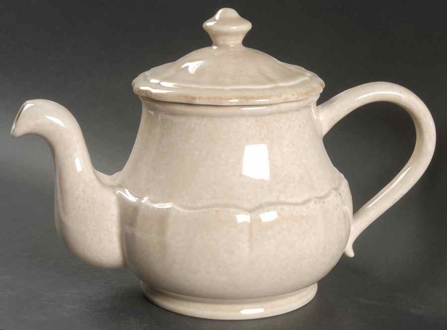 Impressions Mocha (Brown) Teapot & Lid by Casafina-1