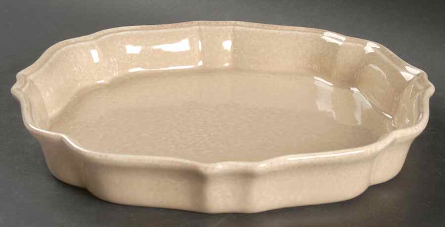 Impressions Mocha (Brown) 9" Pie Baking Plate by Casafina-1