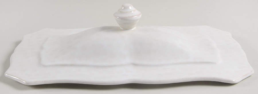 Impressions Linen White Lid for 1.5 Quart Rectangular Casserole by Casafina-1