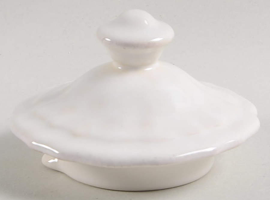 Impressions Linen White Lid for Small Teapot by Casafina-1