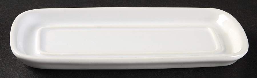Coordinates White (Corelle) 1/4 Lb Butter No Lid by Corning Corelle-1