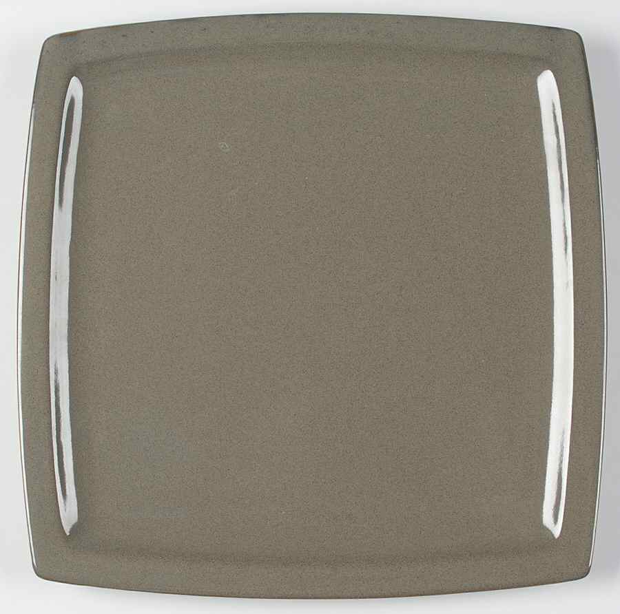 Masa Slate (Gray) 12" Square Serving Platter by Crate & Barrel-1