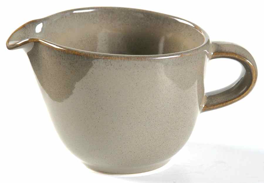 Masa Slate (Gray) Creamer by Crate & Barrel-1