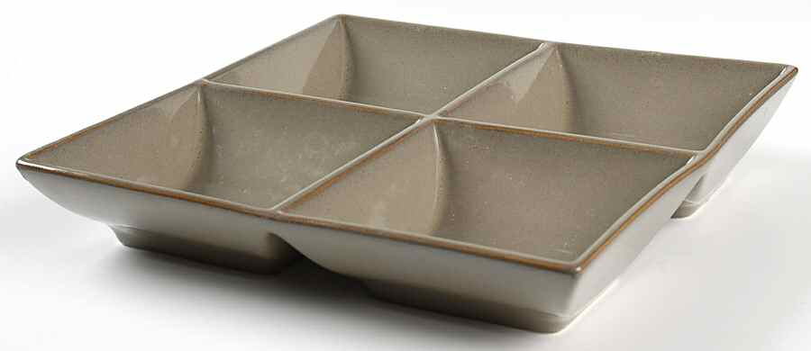 Masa Slate (Gray) 4 Part Relish by Crate & Barrel-1