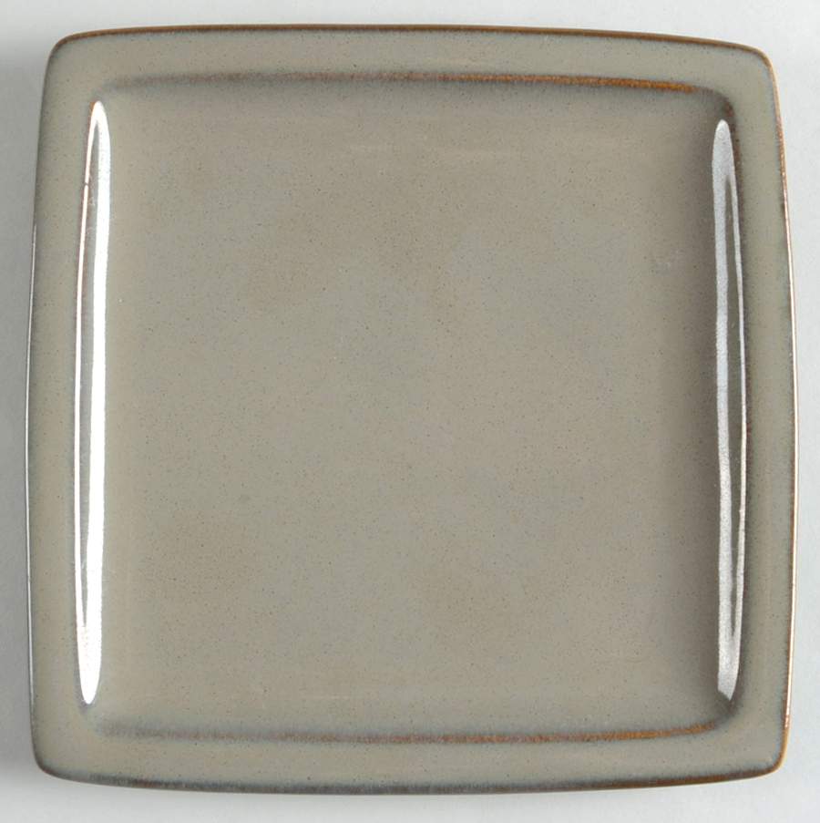 Masa Slate (Gray) Bread & Butter Plate by Crate & Barrel-1