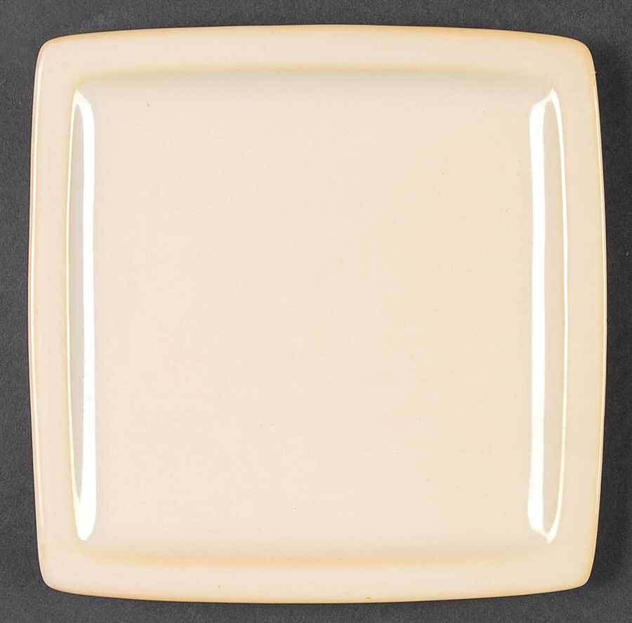 Masa Oatmeal (Cream) Bread & Butter Plate by Crate & Barrel-1