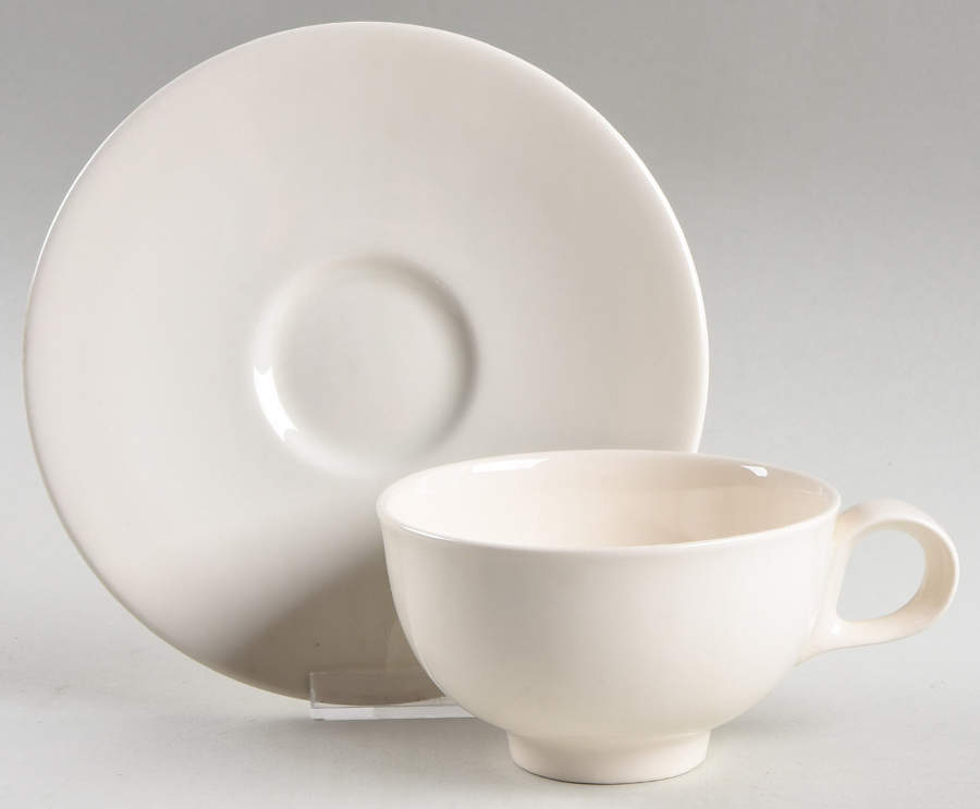 Classic Century Footed Cup & Saucer Set by Crate & Barrel-1