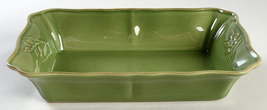 Village Green 10" Rectangular Baker by Crate & Barrel-1