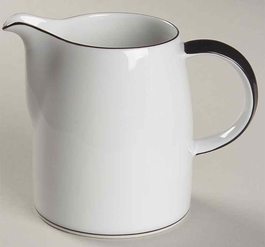 Dune (Black Trim) Creamer by Crate & Barrel-1