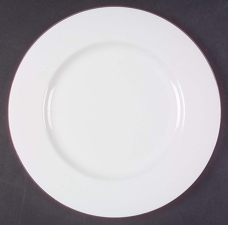 Platinum Line Dinner Plate by Crate & Barrel-1