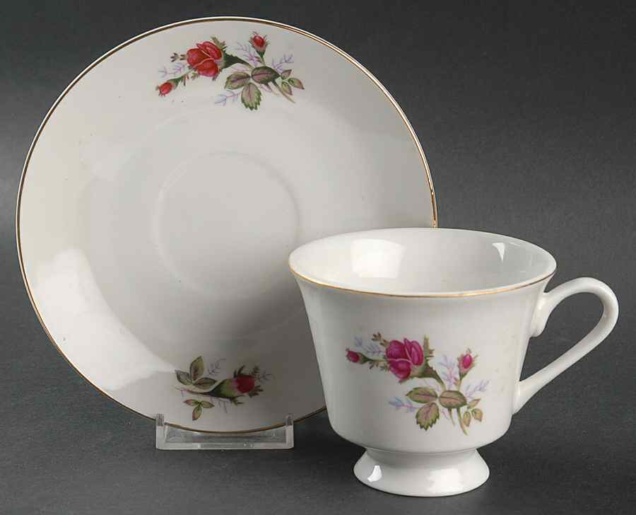 CX276 Footed Cup & Saucer Set by China (Made in China)-1