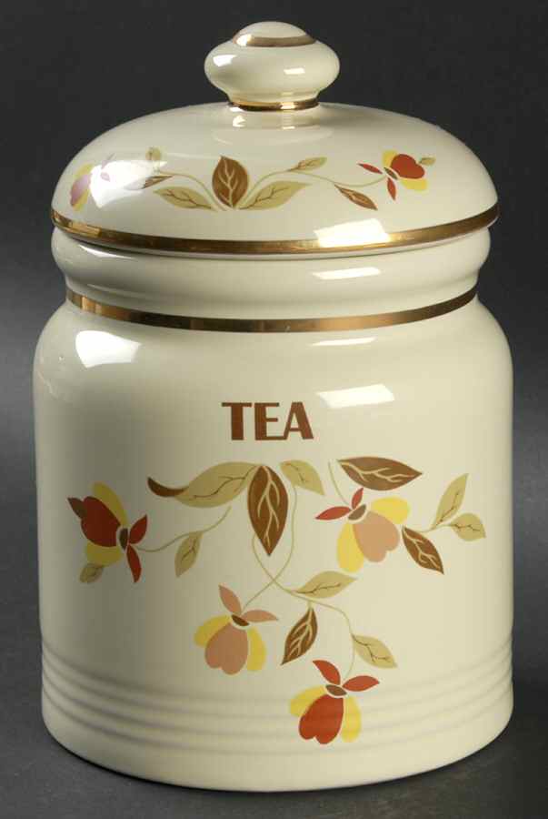 Autumn Leaf Tea Canister & Lid by China Specialties-1