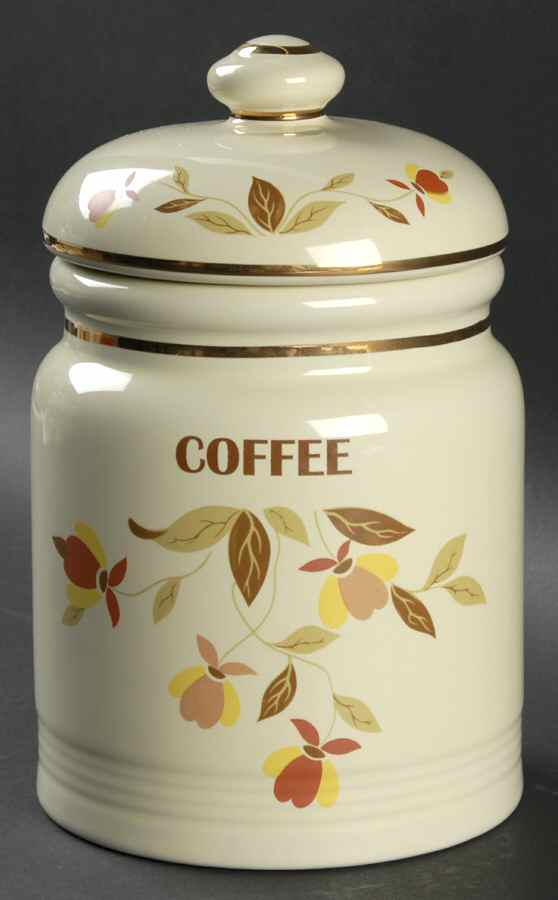 Autumn Leaf Coffee Canister & Lid by China Specialties-1