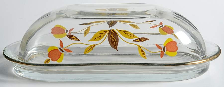 Autumn Leaf Glassware 1/4 Lb Butter by China Specialties-1