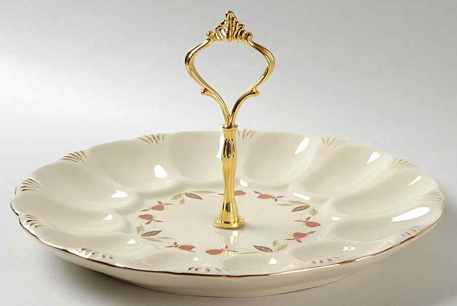 Autumn Leaf Deviled Egg Plate by China Specialties-1