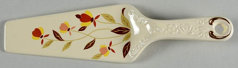 Autumn Leaf Solid Ceramic Pie/Cake Server (Not for Food) by China Specialties-1