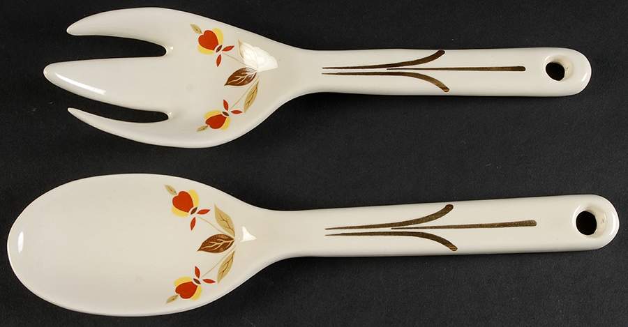 Autumn Leaf 2 Piece Salad Set, Solid Piece by China Specialties-1