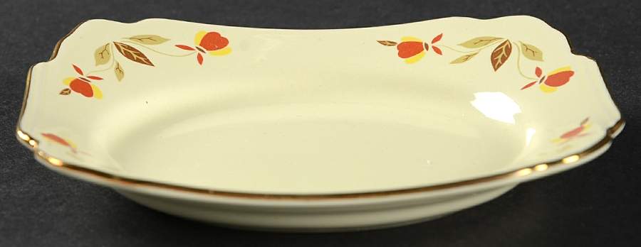 Autumn Leaf Miniature Rectangular Serving Platter by China Specialties-1