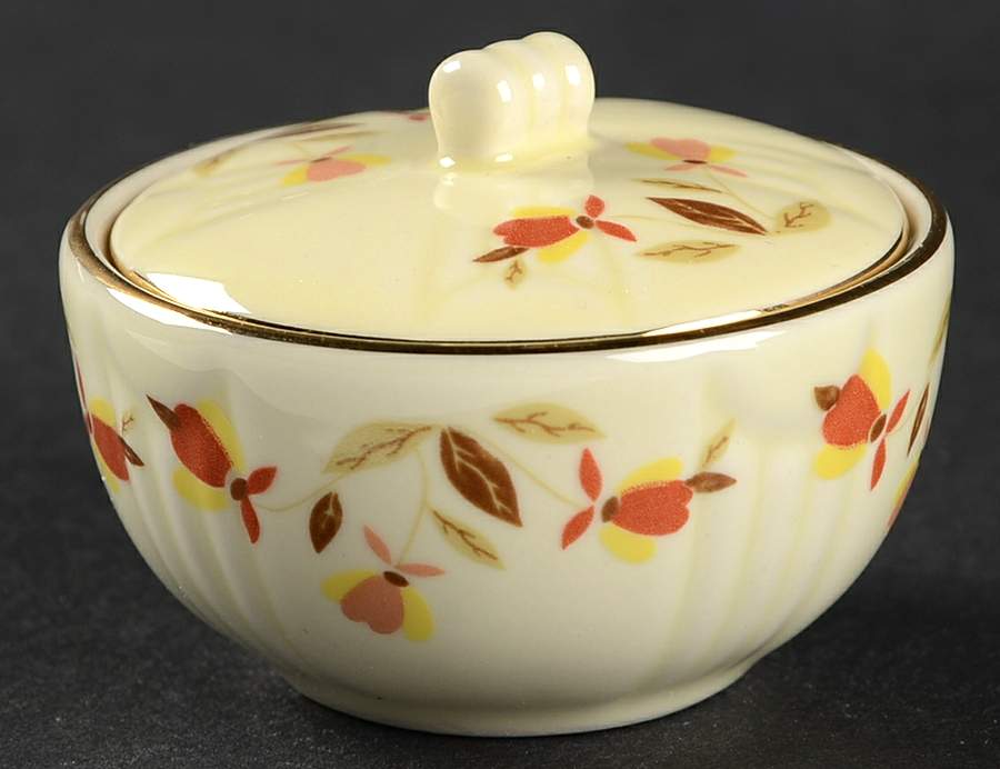 Autumn Leaf Miniature Drip Jar & Lid by China Specialties-1