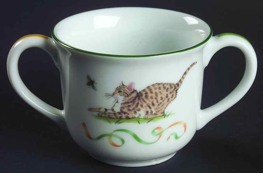 Kitten Kapers Child's 2 Handled Mug by Lynn Chase-1