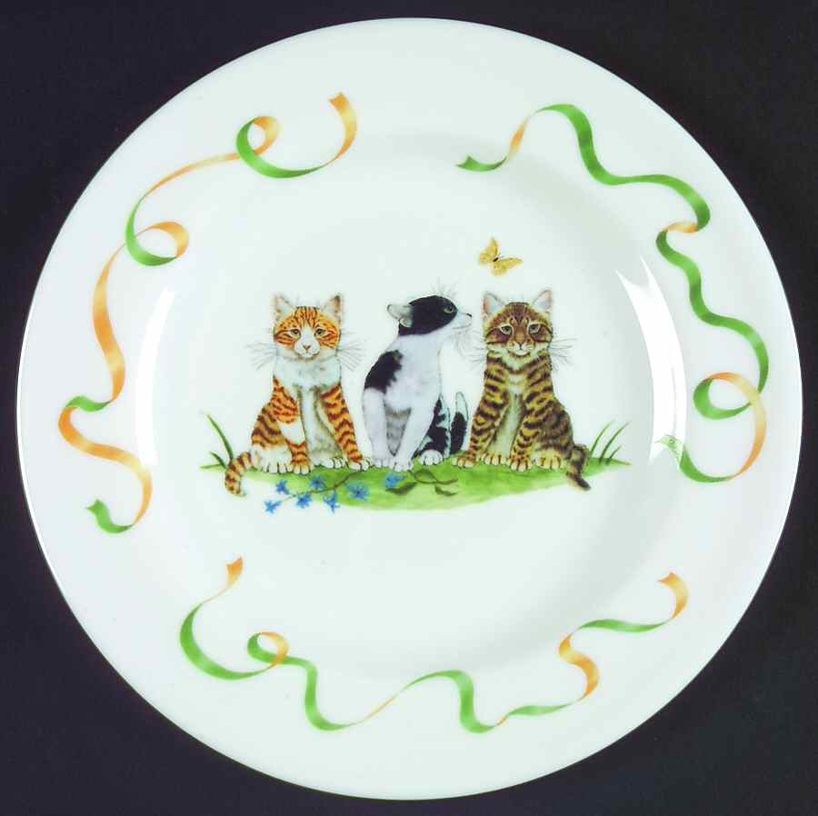 Kitten Kapers Child's Plate by Lynn Chase-1