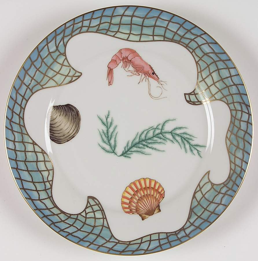 St. Tropez Salad/Dessert Plate by Lynn Chase-1