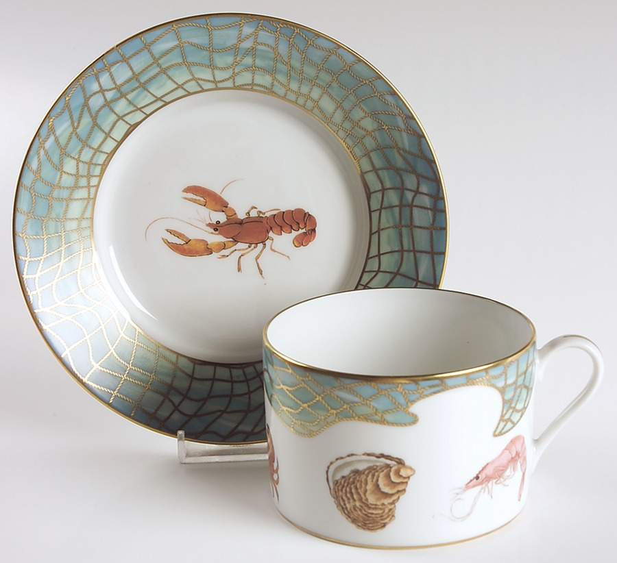 St. Tropez Breakfast Cup & Saucer Set by Lynn Chase-1