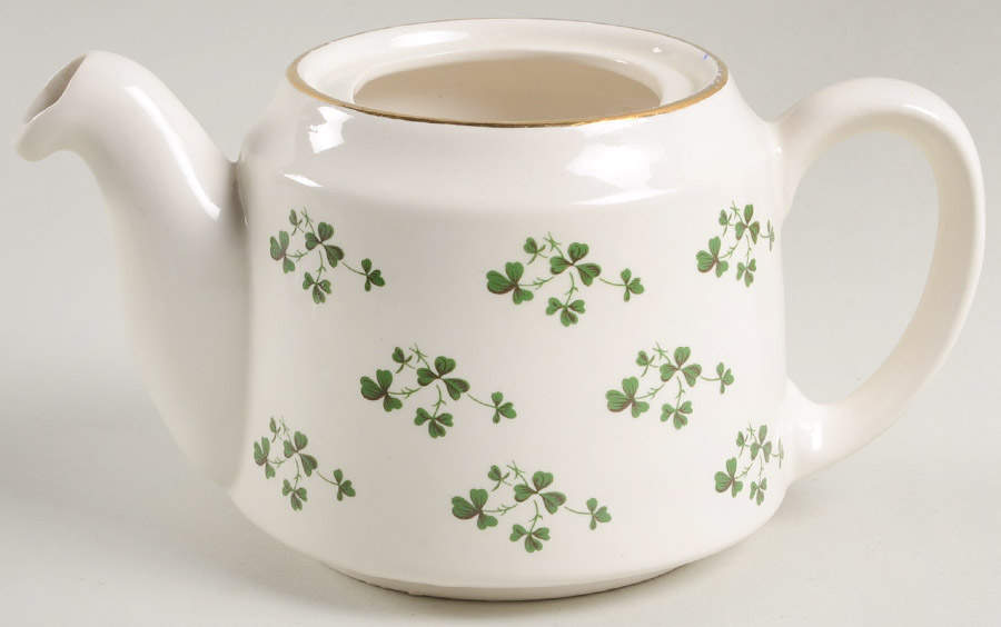 Shamrock Mini Teapot No Lid by Carrigaline-1