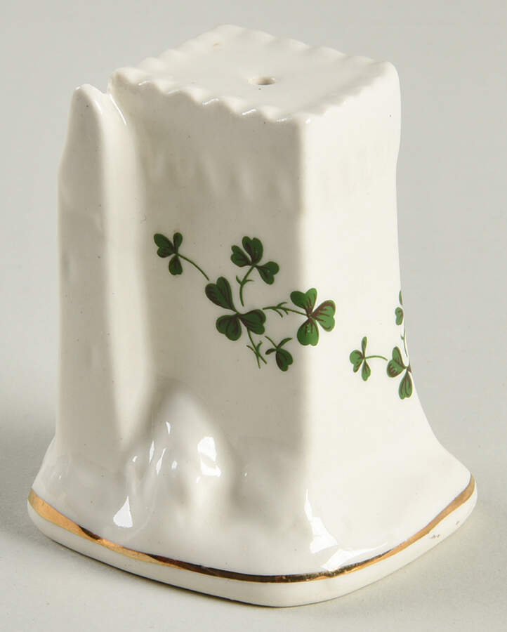 Shamrock Figural Salt Shaker by Carrigaline-1