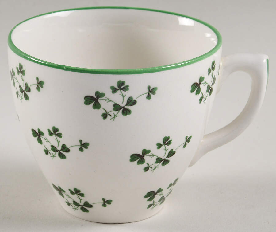 Shamrock Flat Cup by Carrigaline-1