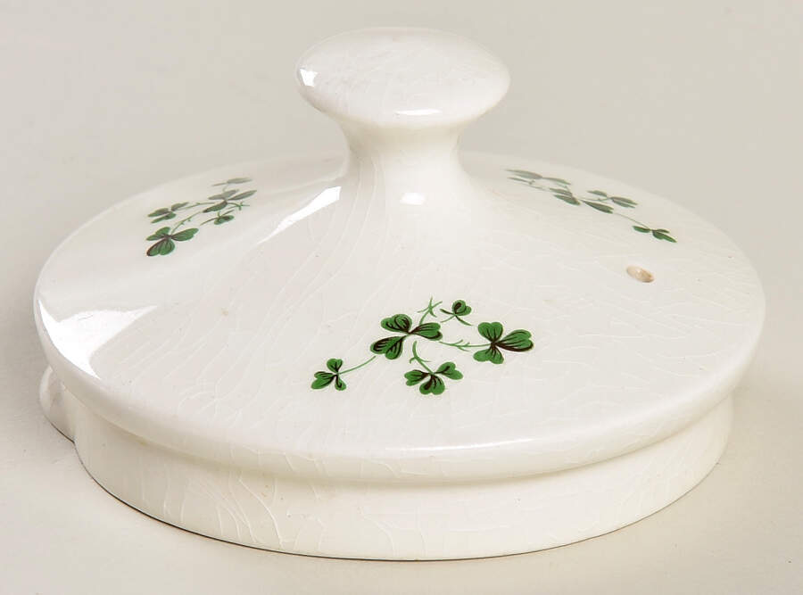 Shamrock Lid for Teapot by Carrigaline-1