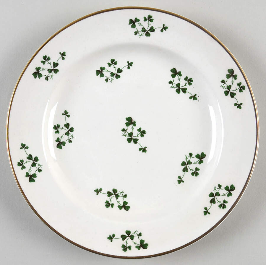 Shamrock Bread & Butter Plate by Carrigaline-1