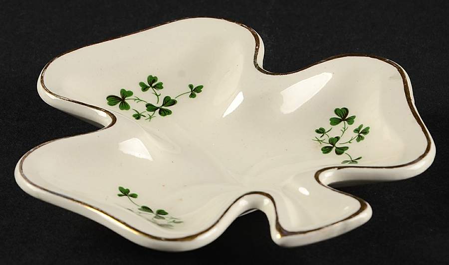 Shamrock Clover Shaped Dish by Carrigaline-1