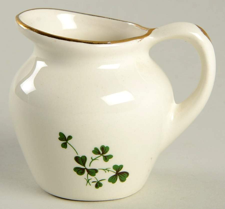 Shamrock Miniature Creamer by Carrigaline-1