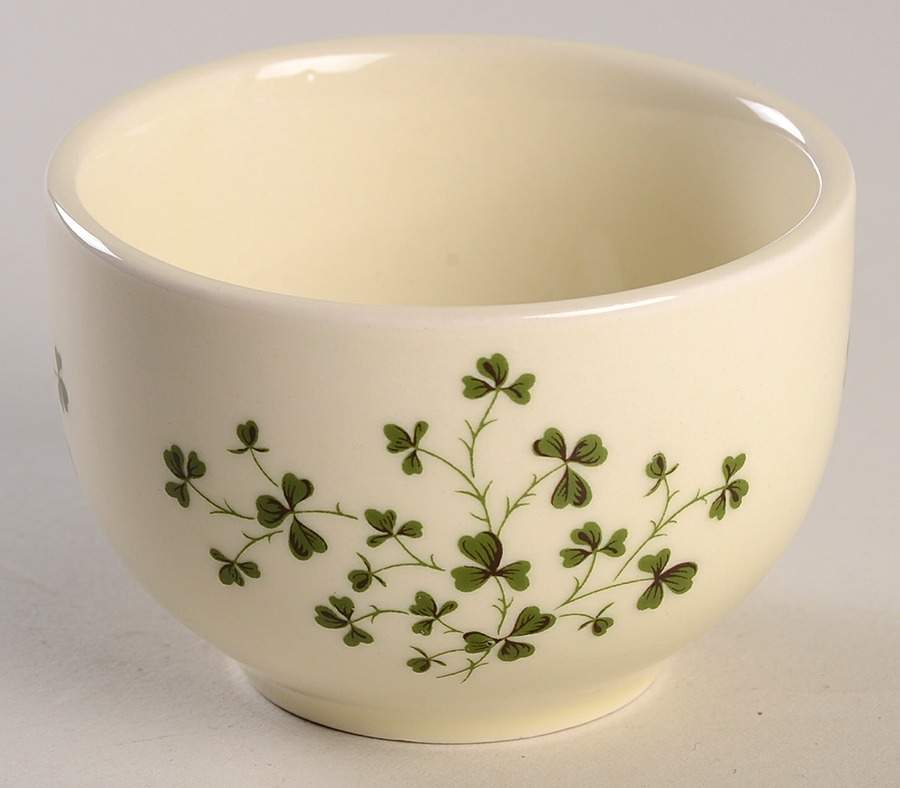 Shamrock Mini Open Sugar Bowl by Carrigaline-1