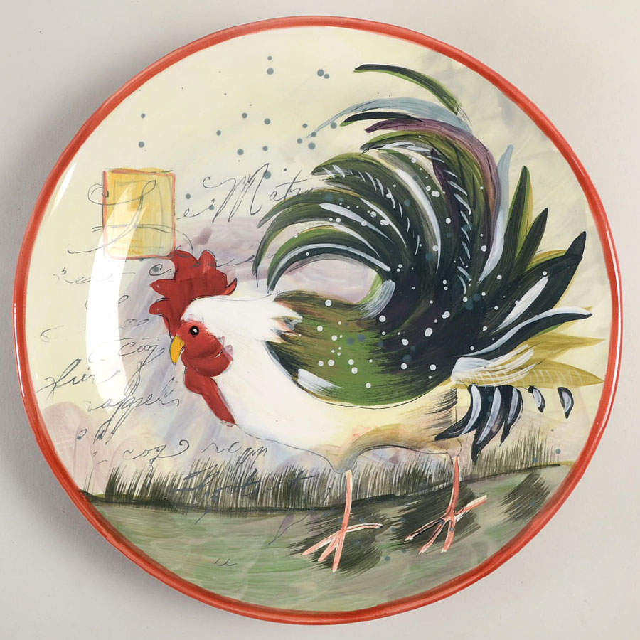 Le Rooster Dinner Plate by Certified International-1