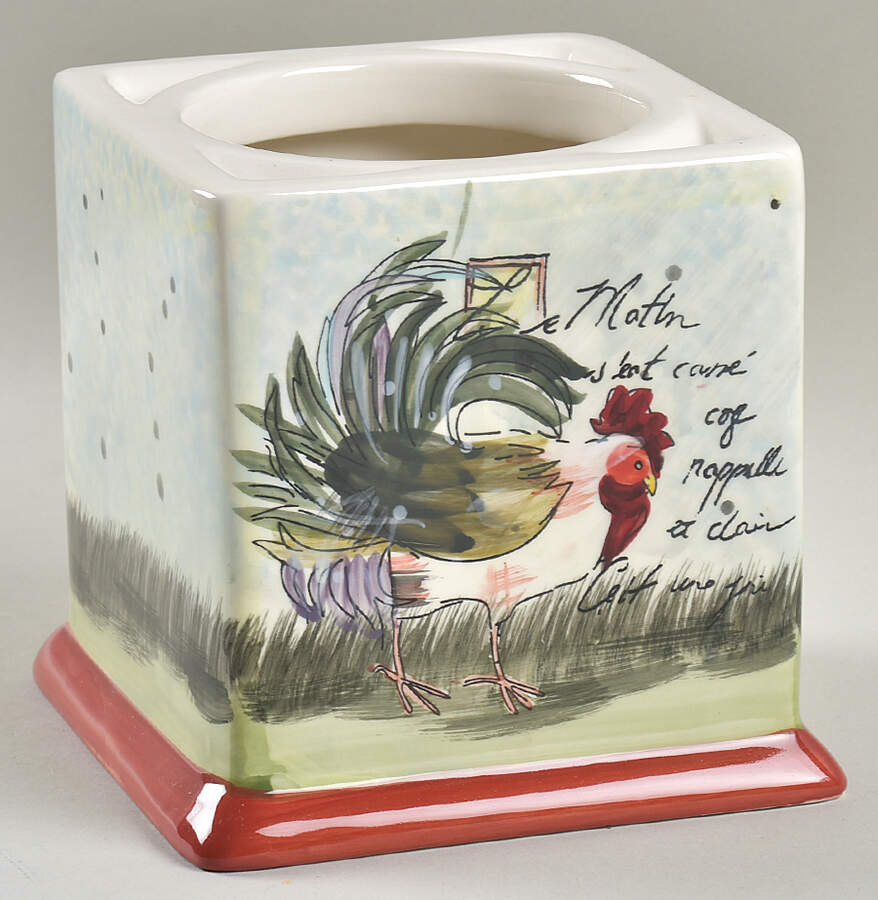 Le Rooster Small Canister No Lid by Certified International-1