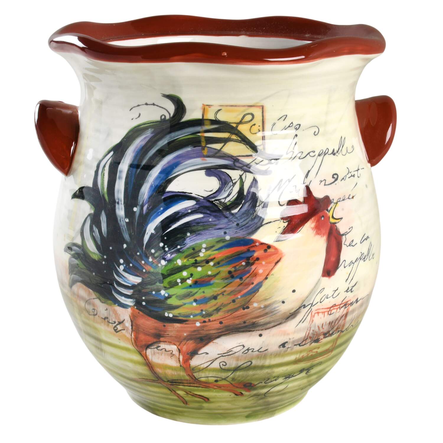 Le Rooster Extra Large Canister No Lid by Certified International-1