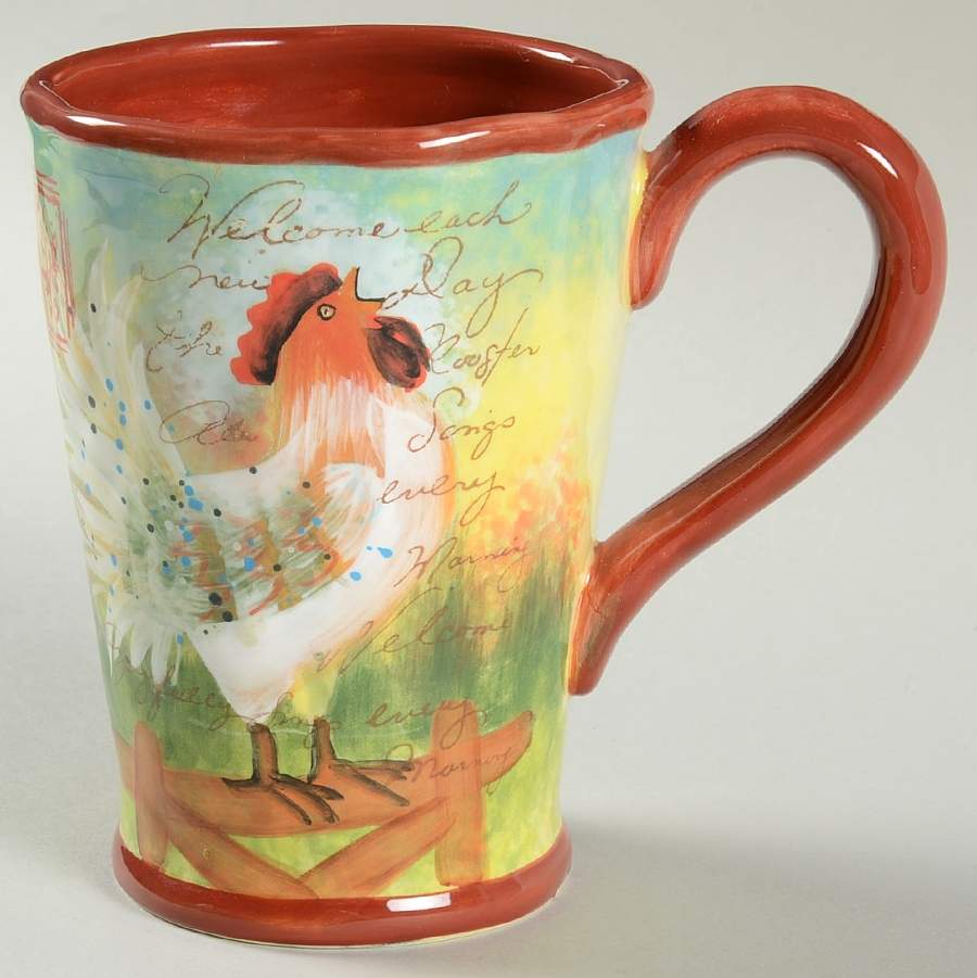 Le Rooster Latte Mug by Certified International-1