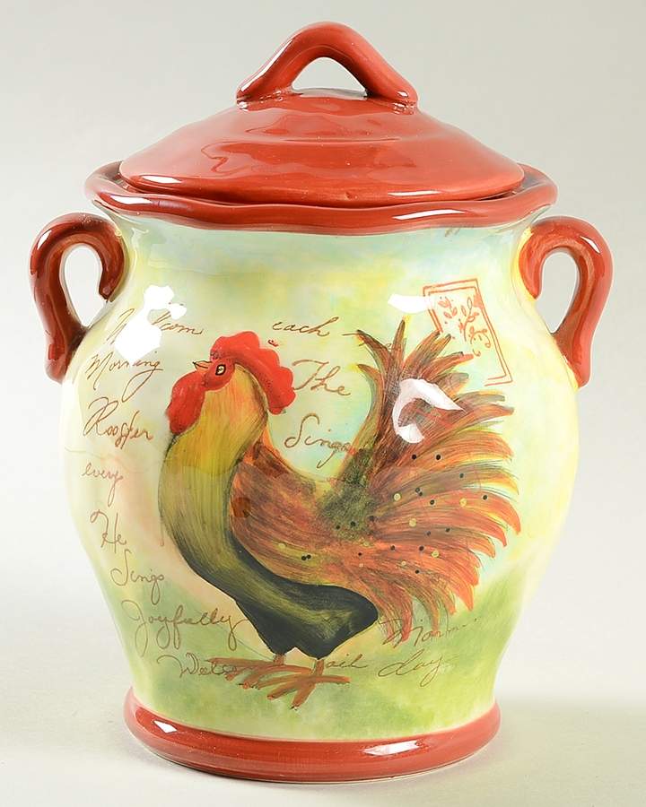 Le Rooster 5" Storage Jar & Lid by Certified International-1